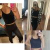 Womens Padded Sports Bra Fitness Workout Running Camisole Crop Top with Built in Bra