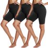 3 Pack Biker Shorts for Women ?C 8" Black High Waisted Tummy Control for Gym Workout Athletic Cheerleading Yoga