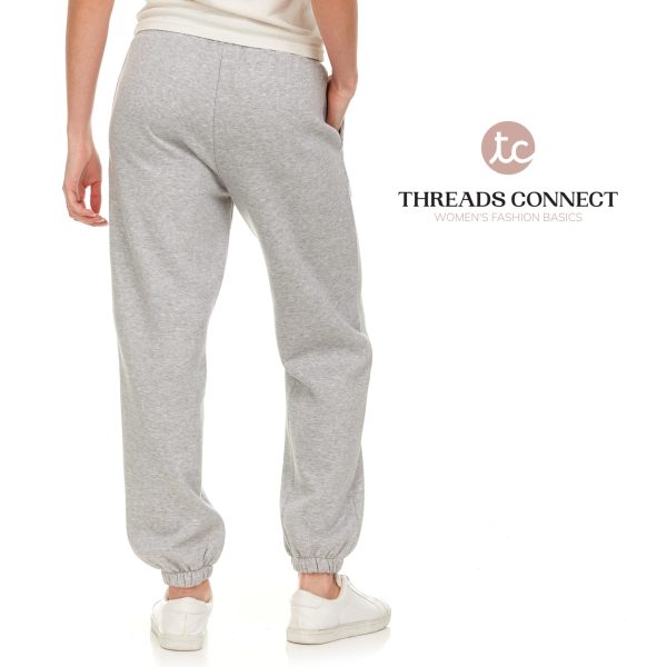 71xZEgoESuL.jpg High Waisted Sweatpants for Women ?C Cinch Bottom Fleece Womens Oversized Joggers