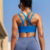 Sports Bras for Women,Molded Cup Strappy Running High Support Sports Bras Workout Yoga Bra