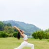 Wide Leg Yoga Pants Women High Waisted Workout Pants UPF 50+ Drawstring Sweatpants with 4 Pockets