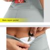 Women's 6'' Athletic Long Shorts with 4 Pockets High Waisted Bermuda Shorts for Women Walking Running Casual