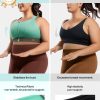 High Impact Zip Front Adjustable Sports Bra No Bounce Criss Cross Plus Size Bras for Women Workout Running