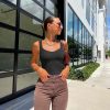 Womens' Sports Bra Padded with Medium Support Tank Tops Tee Shirts