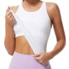 Workout Tank Tops for Women Racerback Basic Running Tanks Seamless Muscle Athletic Yoga Tops with Built in Bra