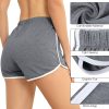 4 Pack Women's Cotton Dance Yoga Sports Short Summer Running Athletic Pant Waistband Loose Shorts for Women