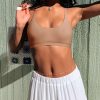 Women's Racerback Wireless No Padded Comfortable Sleep Bralettes Bras for Women