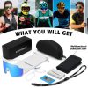 Polarized Sports Sunglasses for Men Women,Driving Fishing Cycling Mountain Bike Sunglasses UV400 Protection