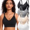 Wireless Bras for Women Cami Tank Top Sports Seamless Padded Bralettes for Women