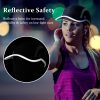 2 Pack Reflective Foldable Sports Hat UPF 50+ Sun Protection Outdoor Run Hats for Men and Women