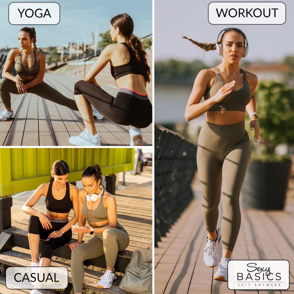 81wrpilWoUL.jpg Women's Cotton Spandex Racer Back Bra | 4 Way Stretch Pullover Workout Sport Bras (Multi-Pack)