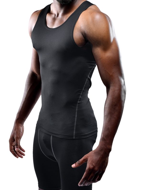 81yaBjmZqhL.jpg Men's 3 Pack Athletic Compression Under Base Layer Sport Tank Top