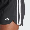 Women's Pacer Training 3-Stripes Woven High-Rise Shorts