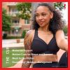 Women'S Sports Bra, Curvy Bra, Moderate Support Bra, Low Cut Sports Bra For Women