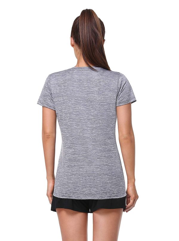 91mYcROKIL.jpg 3-4 Pack Women's Dry Fit Tshirt Short Sleeve Moisture Wicking Athletic Shirts Sport Activewear Tee V Neck Workout Top