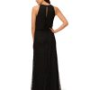 Women's Beaded Halter Long Dress