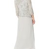 Women's BOAD Neck Asymetrical Beaded Dress
