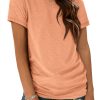 Womens T Shirt Summer Tops Short Sleeve Fashion Basic Casual Oversized Beach Vacation Clothes 2025 Trendy