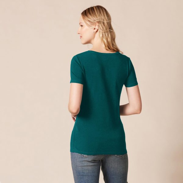 Women's Regular-Fit Short-Sleeve V-Neck T-Shirt, Multipacks