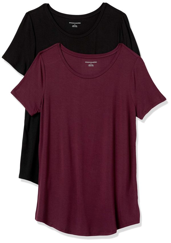 Women's Short-Sleeve Scoopneck Tunic, Pack of 2