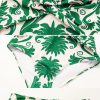 Women's Bathing Suit Printed Wrap Tummy Control One Piece V Neck Crisscross Swimsuit and Skirt