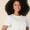 Women's Regular Fit 100% Cotton Crewneck Short Sleeve T-Shirt, Multipacks