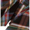 Women's Plaid Skirts Elastic High Waist Tie Front Asymmetrical Hem Pleated Mini Skirt