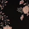 Women's Beaded Crepe Long Dress